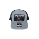 Crazy House Gray/Black Snapback with Cow Patch 