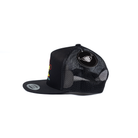 Men's Salty Rodeo Black Snapback with Honkytonk Embroidery 