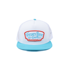 Men's Whiskey Bent White Snapback with Candyland Patch WBCANDYLAND