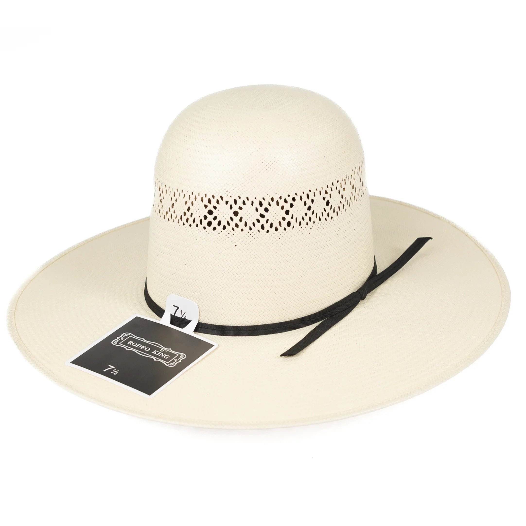 Rodeo King Drifter 4.25" Straw Hat - Long Oval