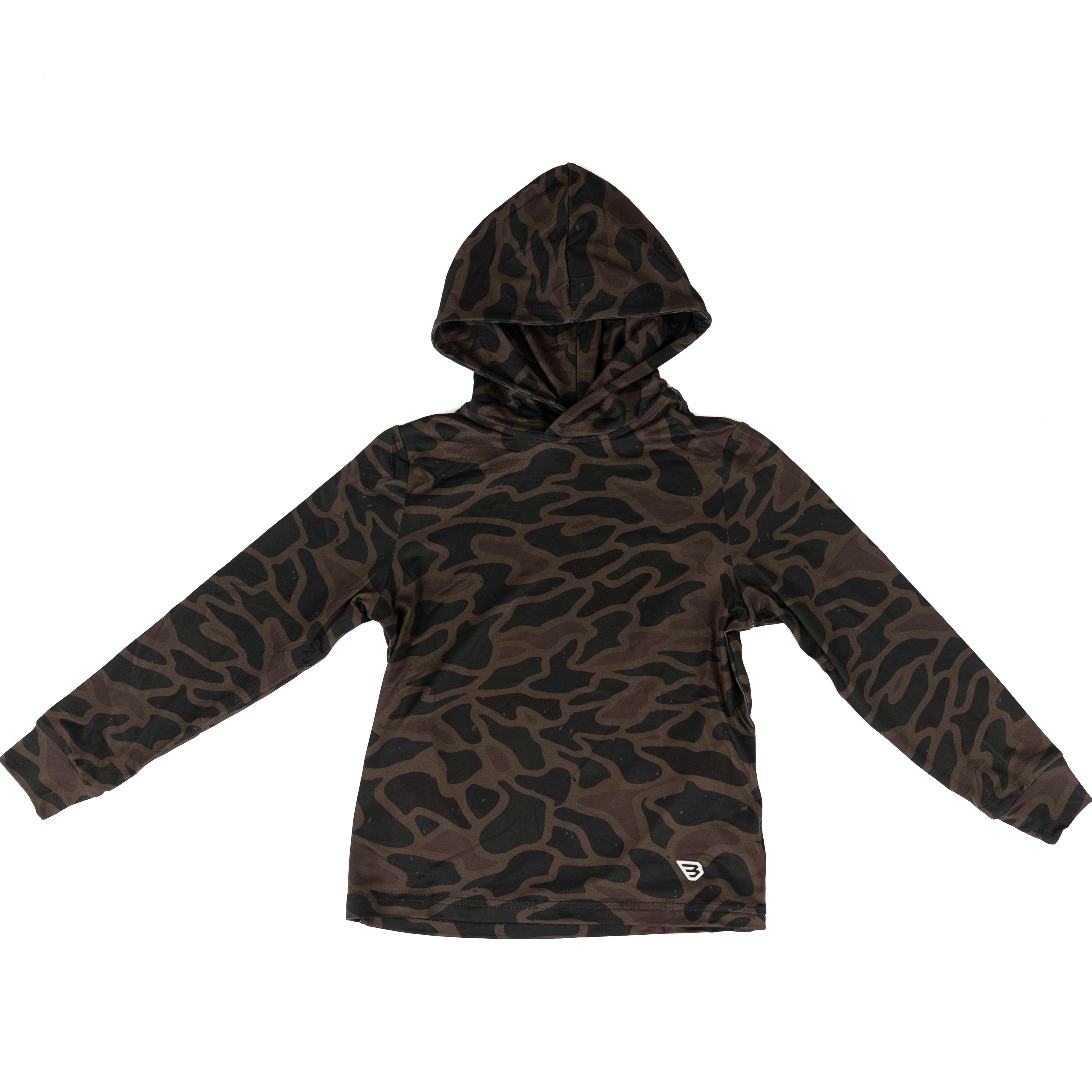 Burlebo Boy's Bendita Camo Performance Hoodie Y-PH-BITAC