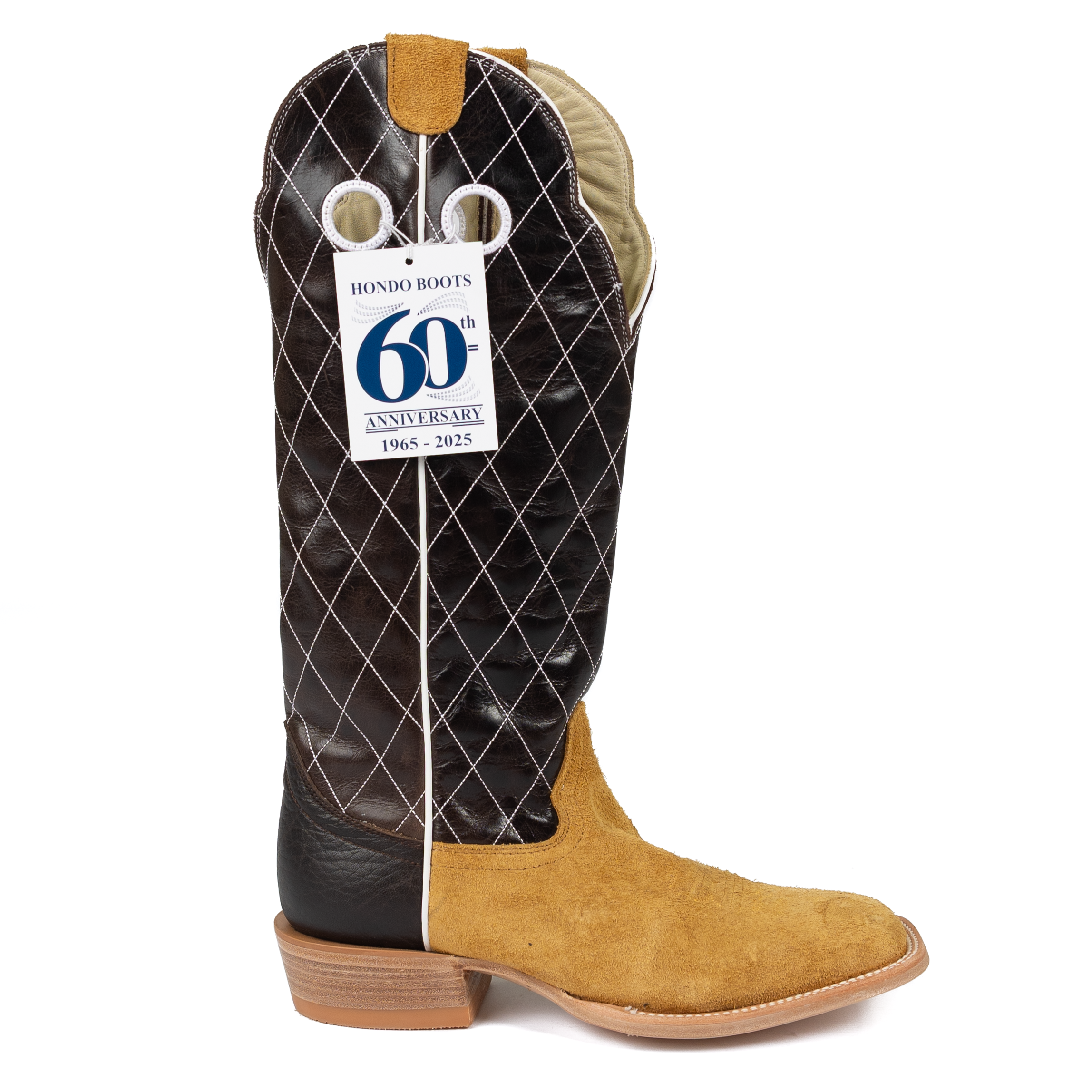 Men's Hondo Maple Crazy Horse Buckaroo Roughout Boots 1758