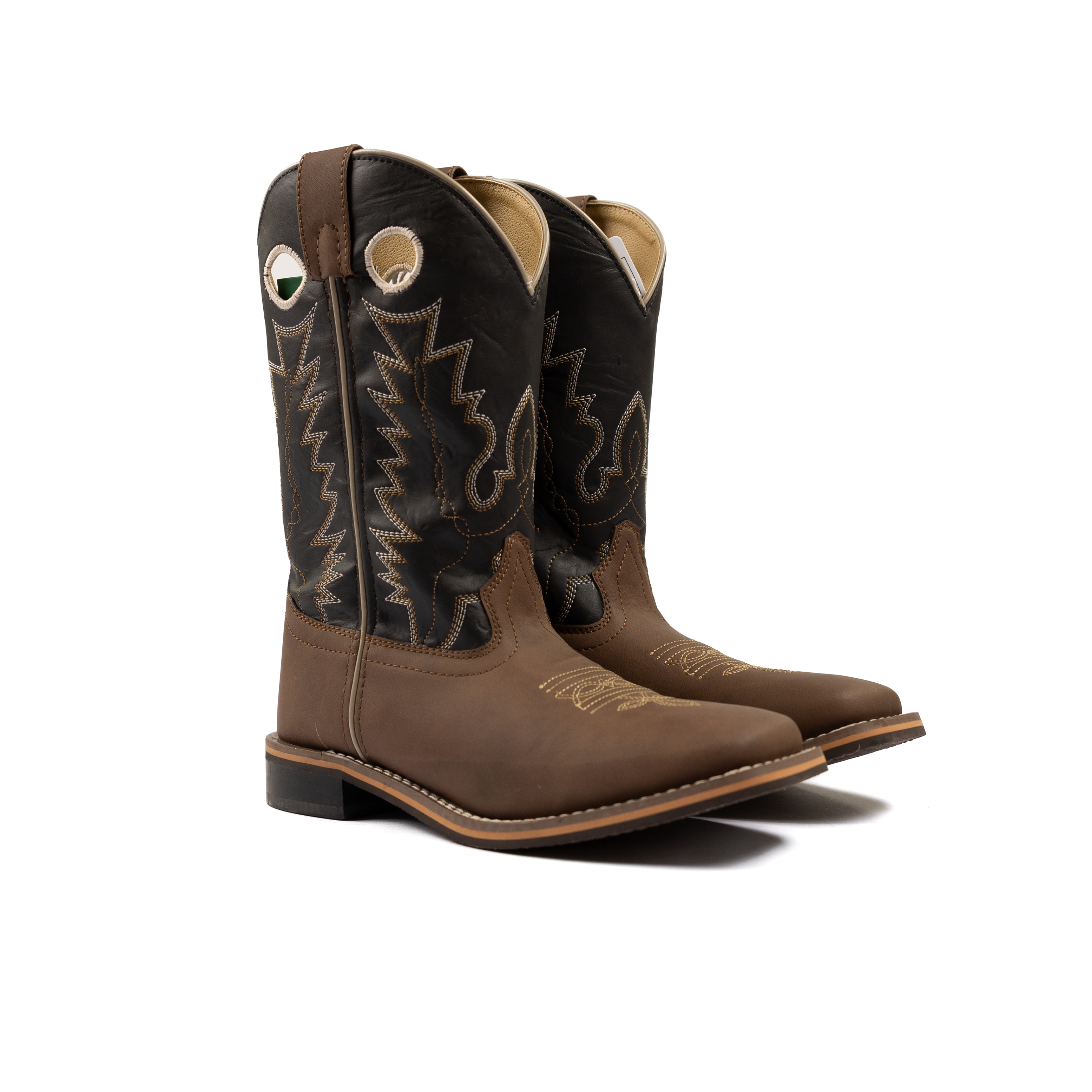 Boy's Youth Smoky Mountain Blaze Square Toe Western Boots 