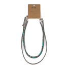 Women's Isac Silver and Turquoise 3 Strand Necklace 735622