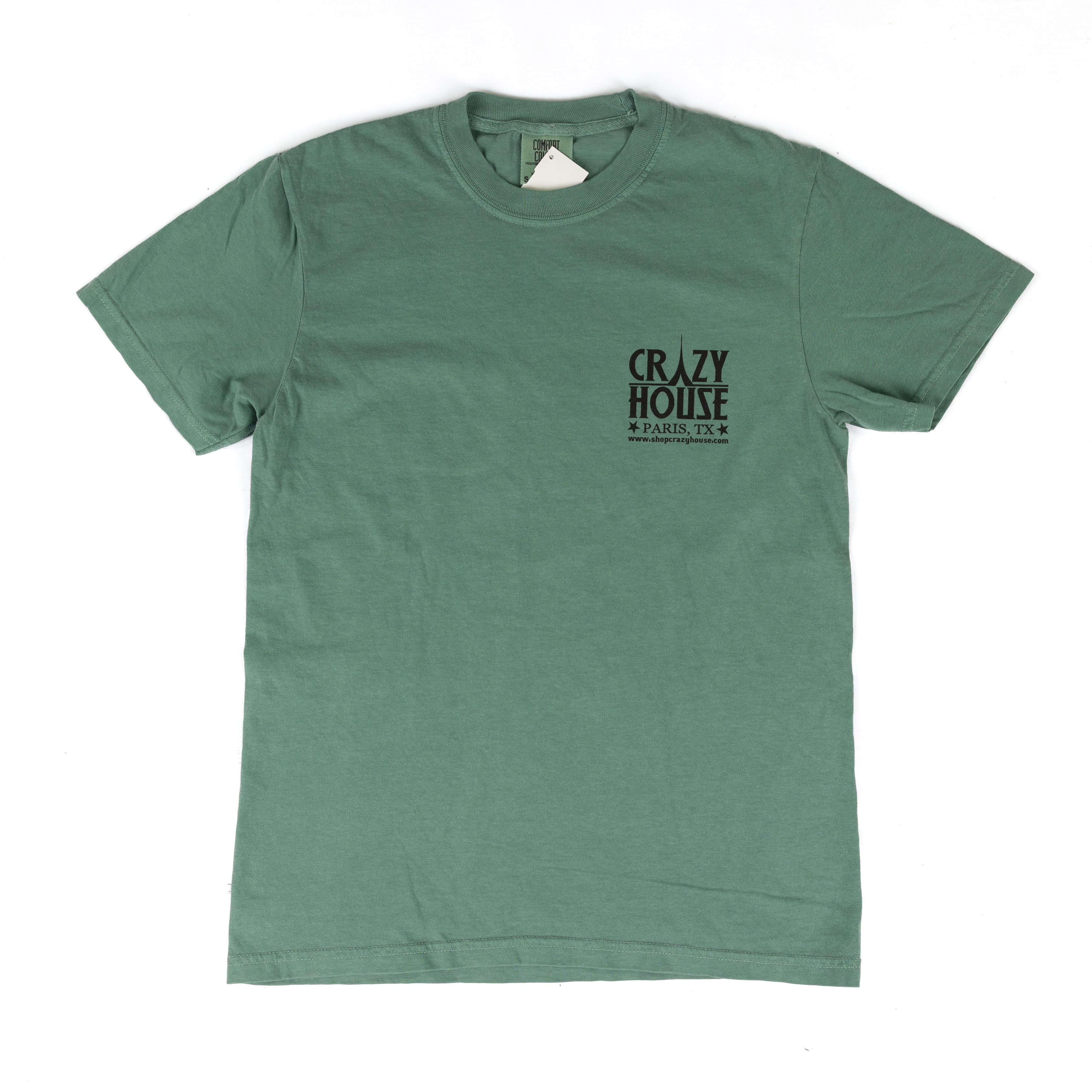 Crazy House Short Sleeve Green Duck Harvest T-shirt 