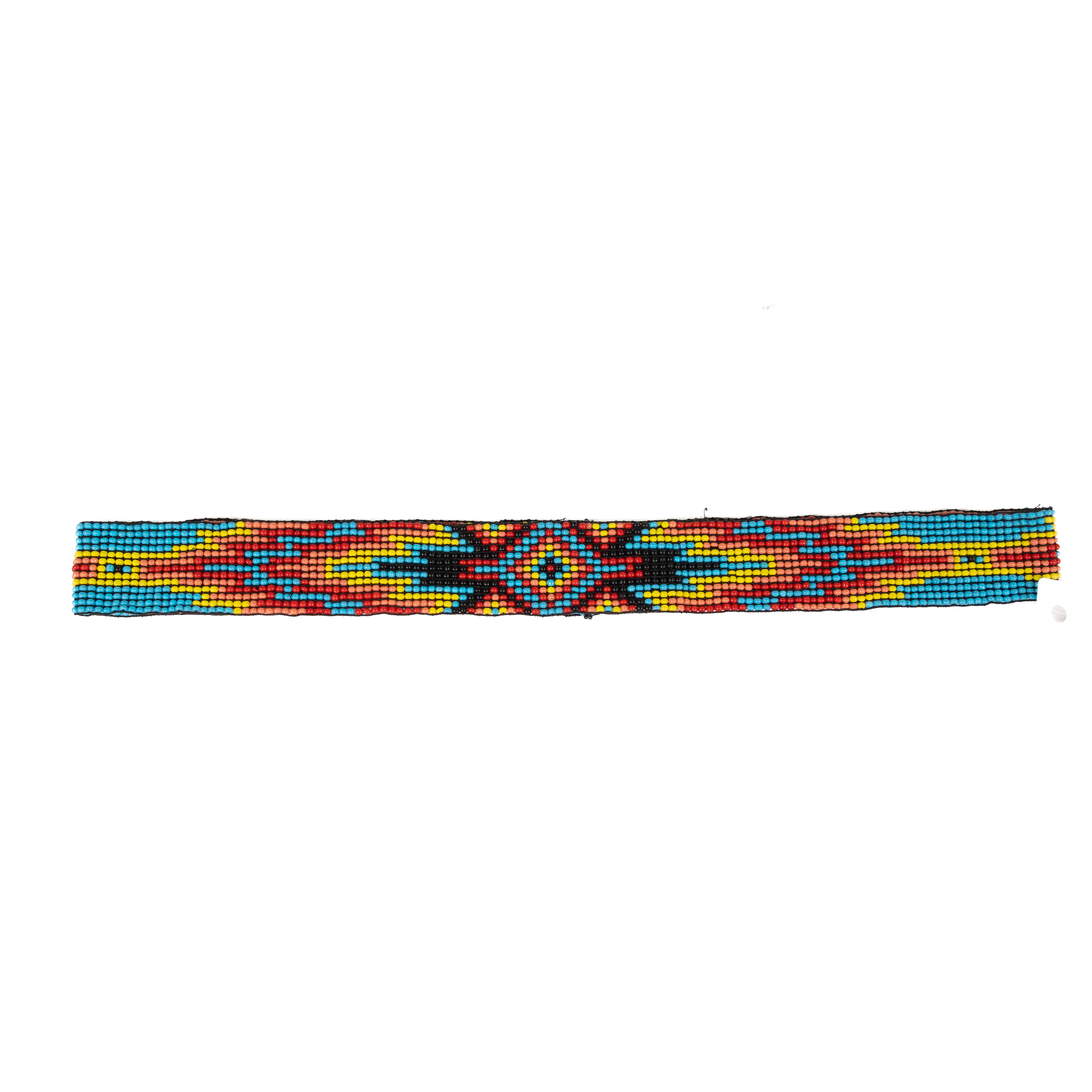 Multi-Color Beaded Aztec Stretchable Hat Band 