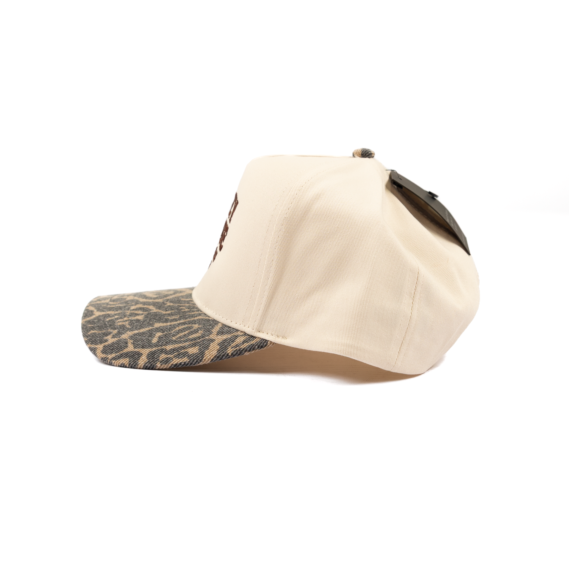 Crazy House Natural and Cheetah Print Snapback 