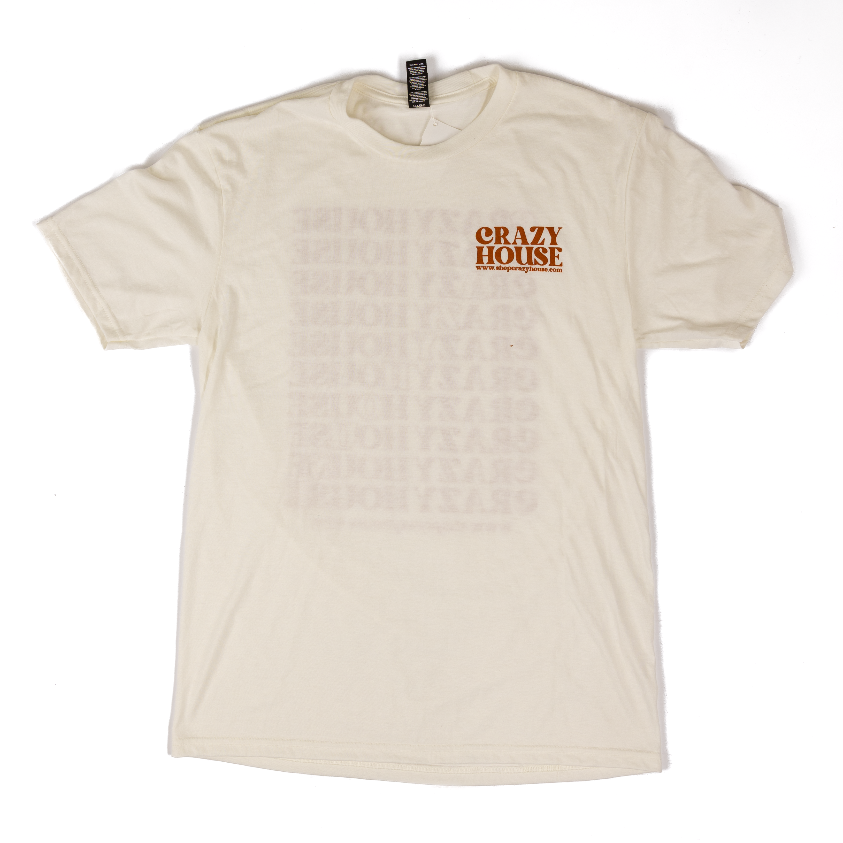Crazy House Stacked Text T-shirt 