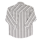 Rock and Roll Boy's Long Sleeve Gray Striped Snap Shirt BBN2S09423