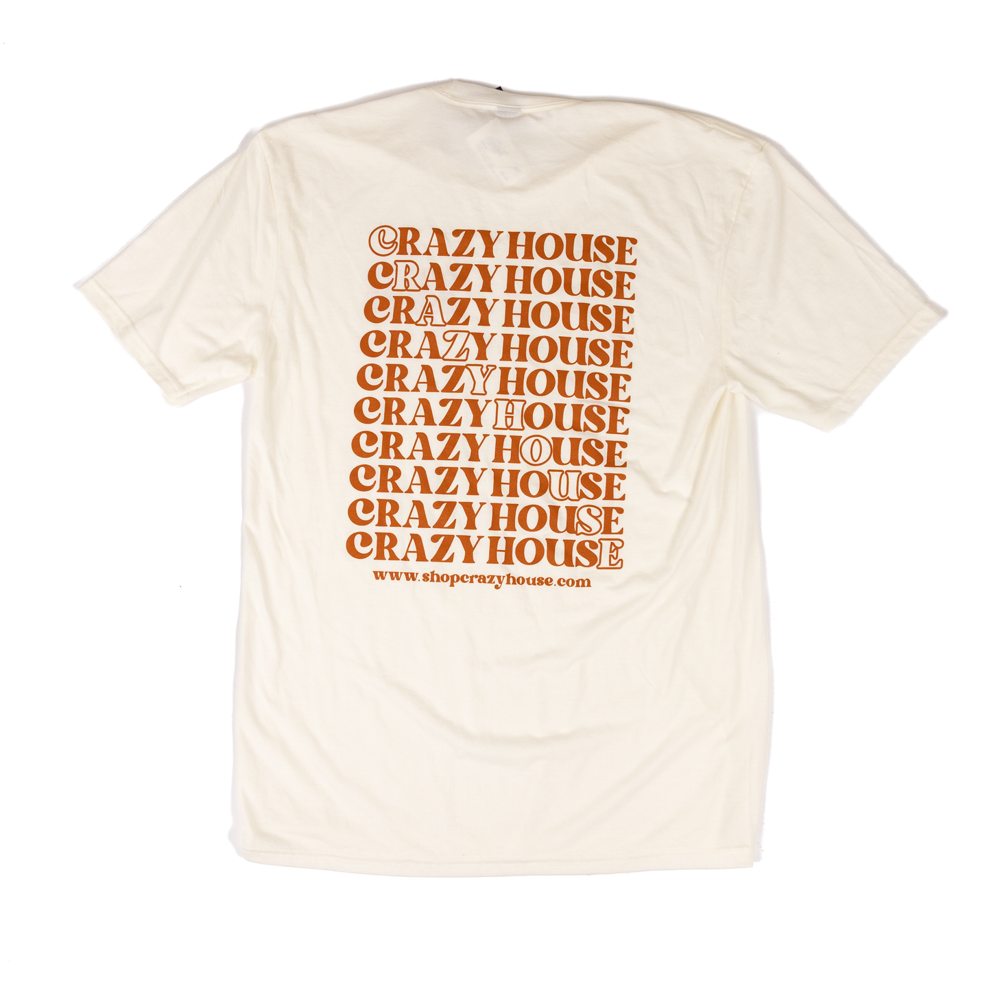 Crazy House Stacked Text T-shirt 