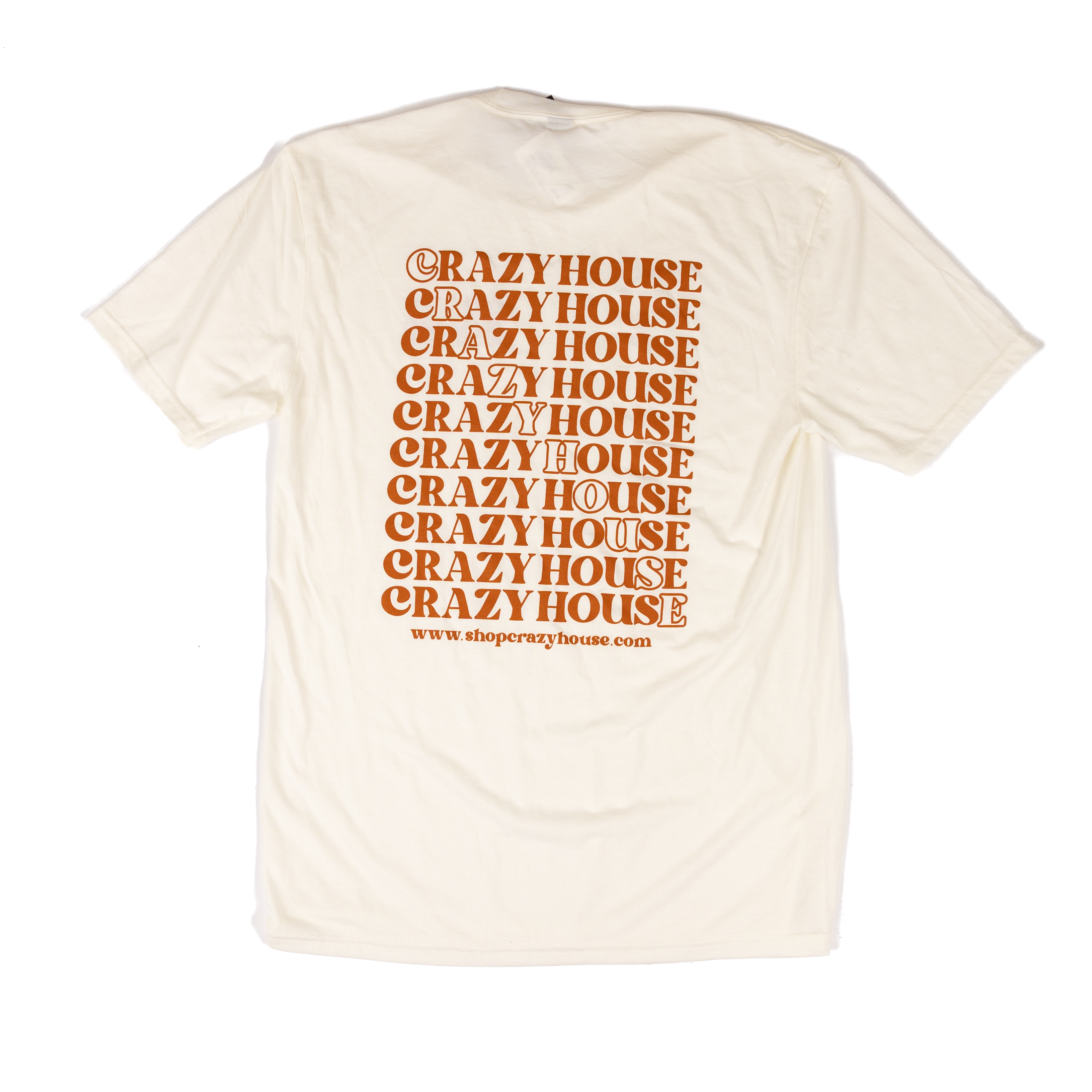 Crazy House Stacked Text T-shirt 
