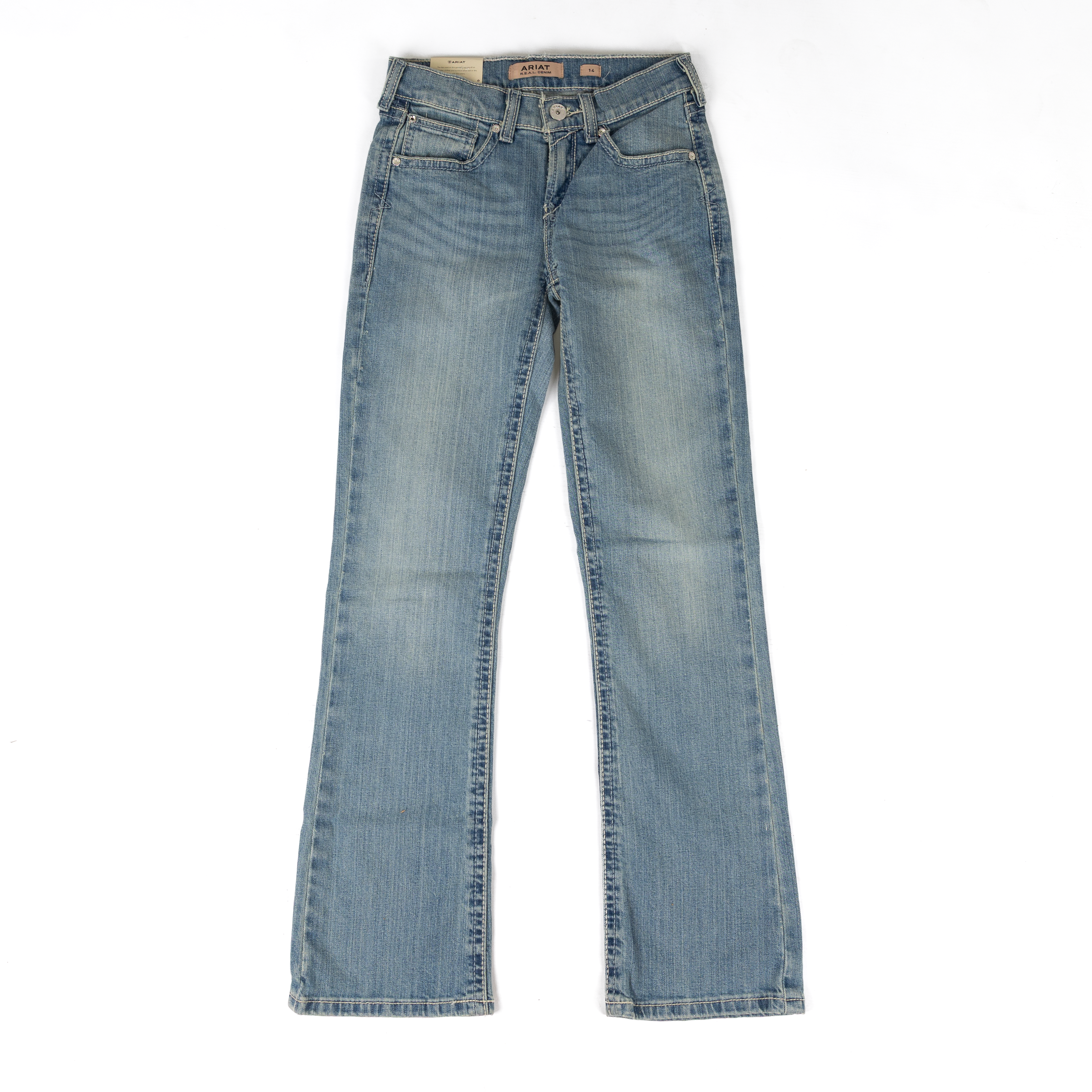 Ariat Girl's Light Wash Luana Boot Cut Jeans  10079865