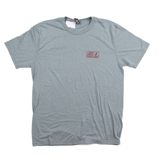 Crazy House Grey Flag with Jackalope T-shirt 