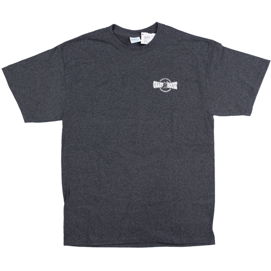 Crazy House Heather Gray Circle Jackalope T-shirt
