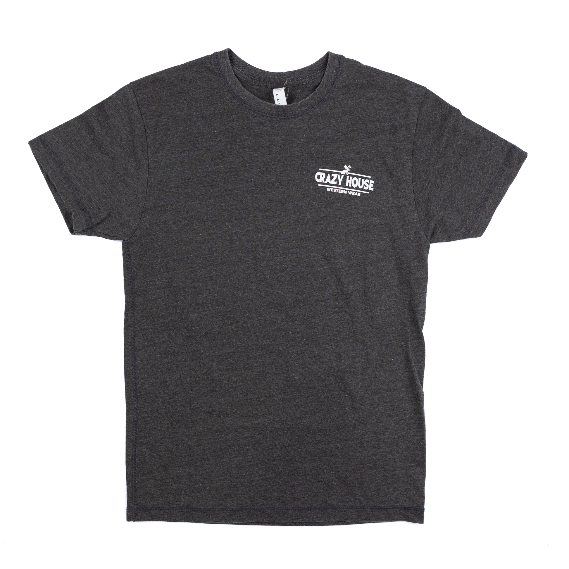 Crazy House Grey and White Jackalope T-shirt