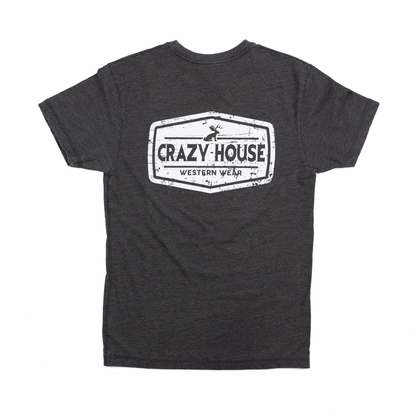 Crazy House Grey and White Jackalope T-shirt