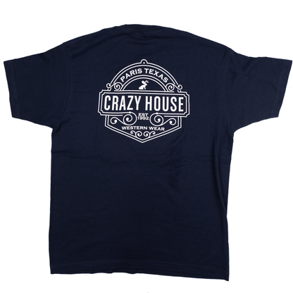 Crazy House Navy Jackalope T-shirt 