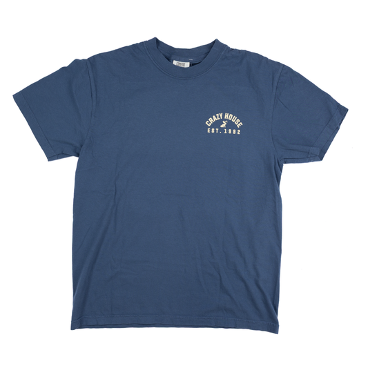 Crazy House Blue Jeep Desert T-shirt 