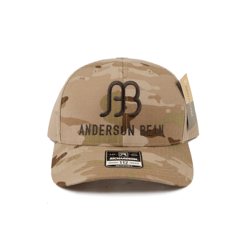 Anderson Bean Men's Camo Snapback with Logo 