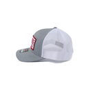 Crazy House Gray and White Cap with Patch