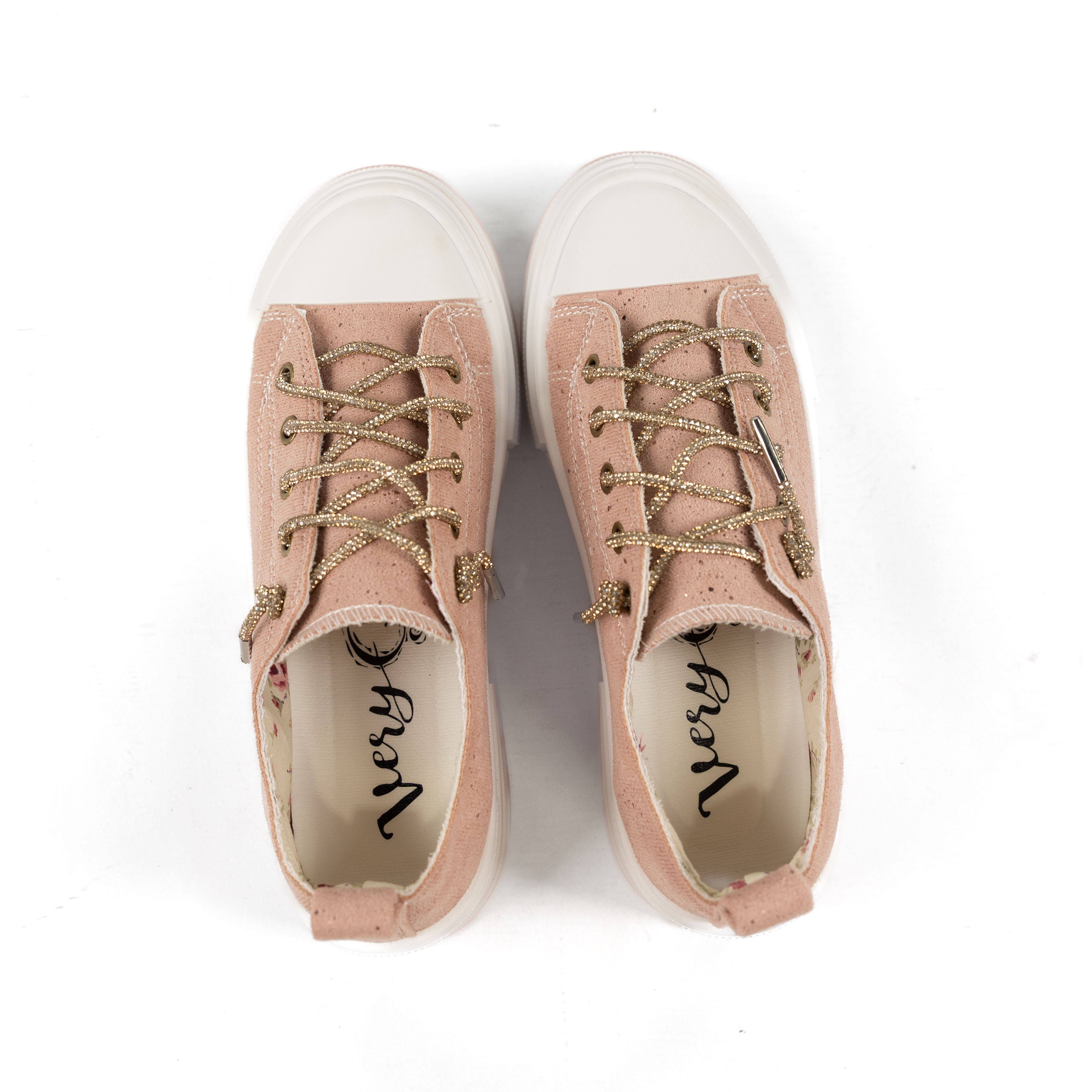 Very G Women's Blush Aman Suede Casual Shoes