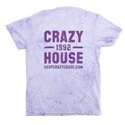 Crazy House Purple Tye Dye T-shirt