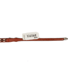 Brown Leather Taper Laced Tooled Hat Band 