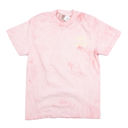 Crazy House Pink and Yellow Tye Dye T-shirt 