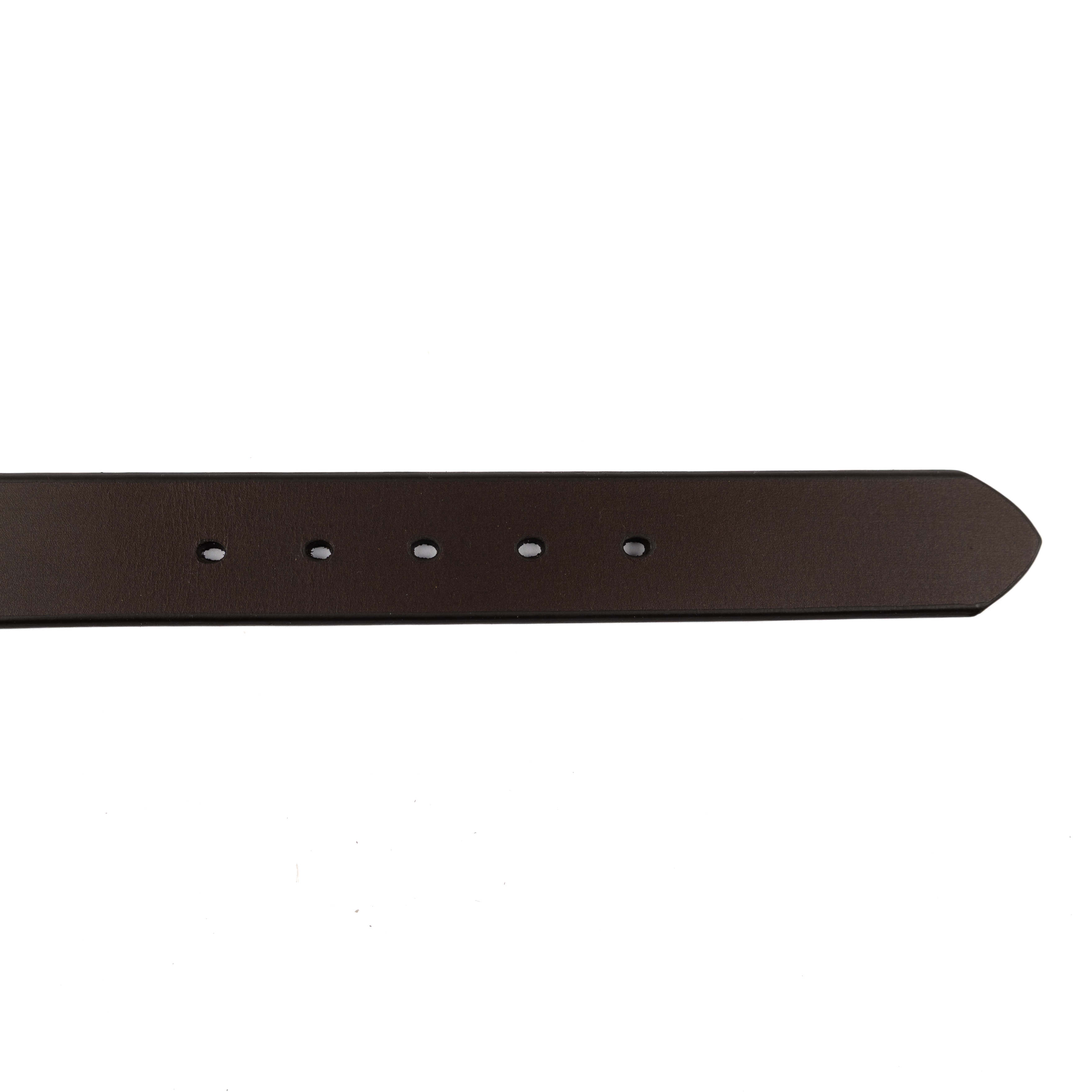 Men's Nocona Brown Leather Belt with Gold Buckle N2710402