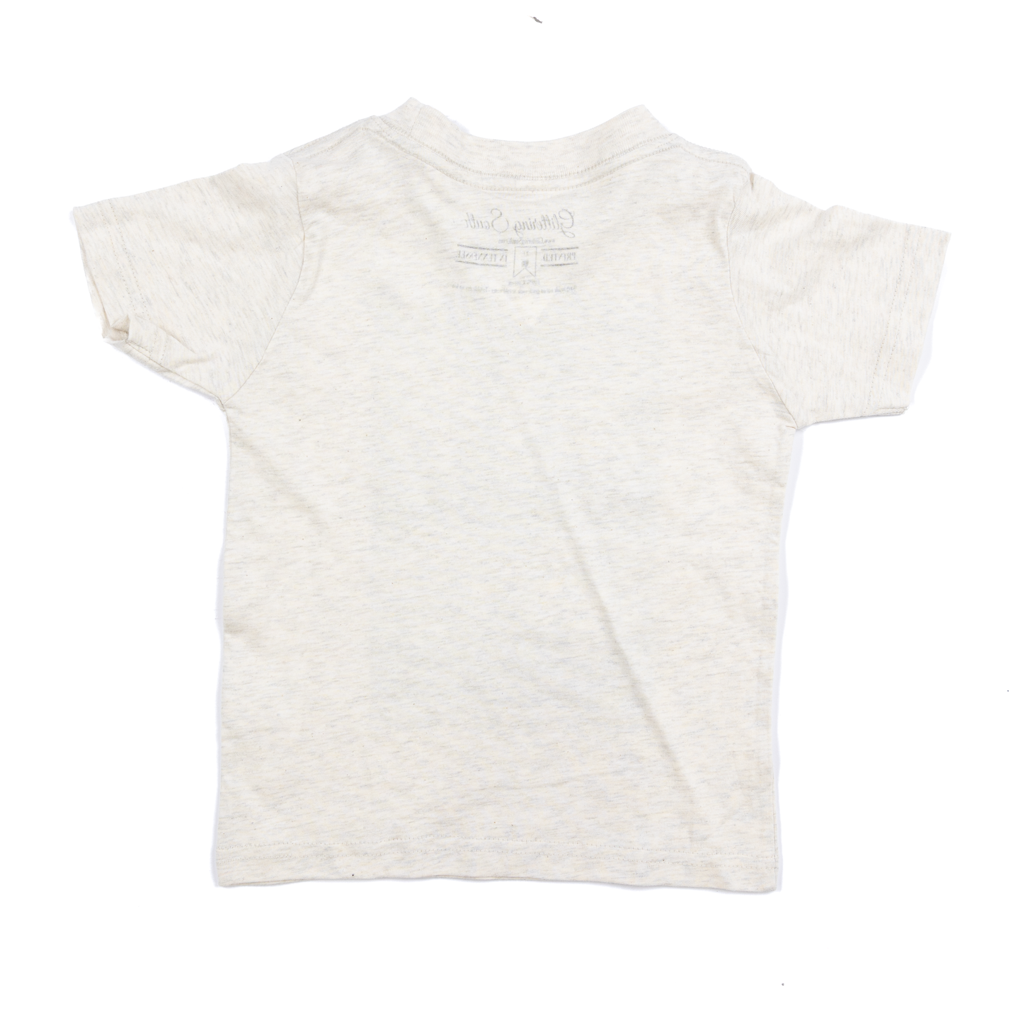 Girl's Beige "Bad Girls" Short Sleeve T-shirt 