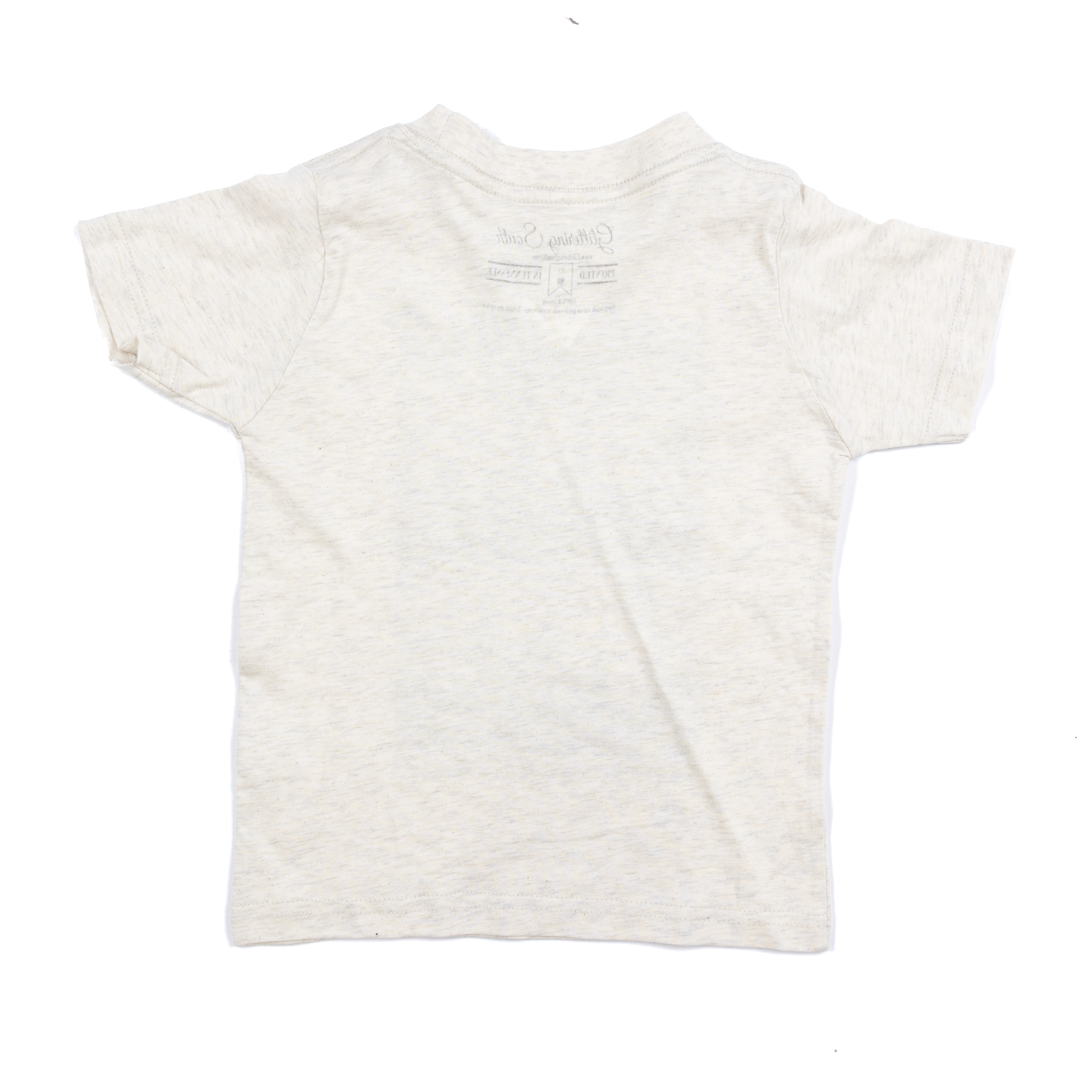 Girl's Beige "Bad Girls" Short Sleeve T-shirt 