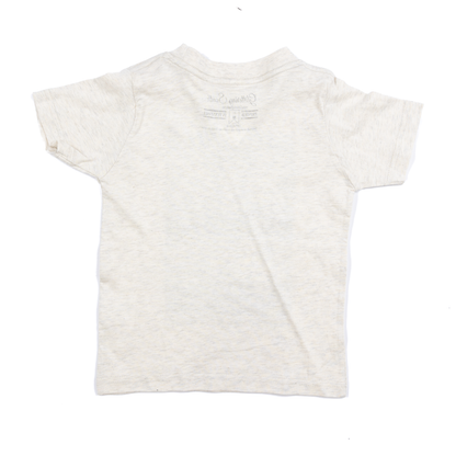 Girl's Beige "Bad Girls" Short Sleeve T-shirt 