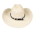 Black Hat Band with Silver Conchos