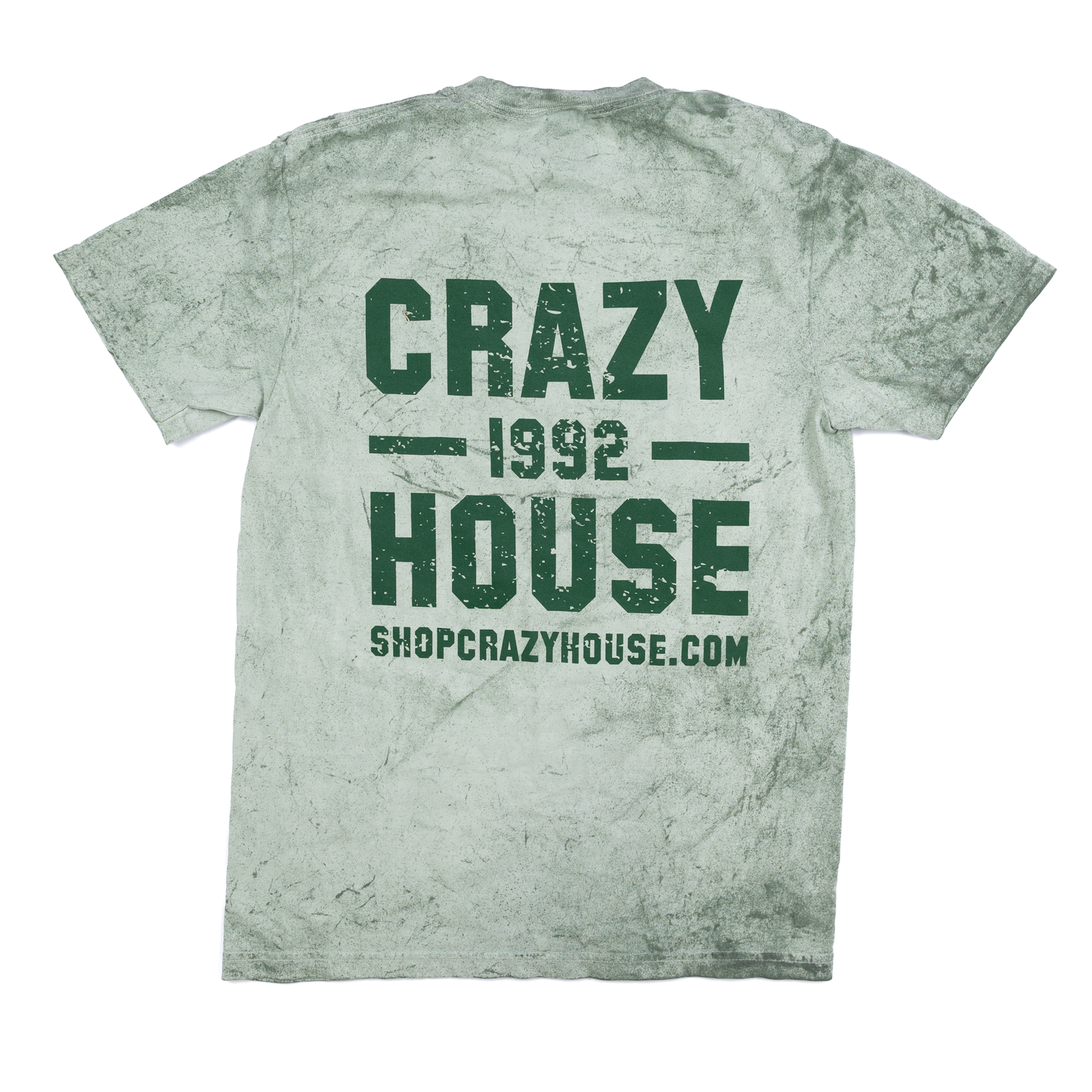 Crazy House Green Tye Dye T-shirt 