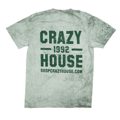 Crazy House Green Tye Dye T-shirt 