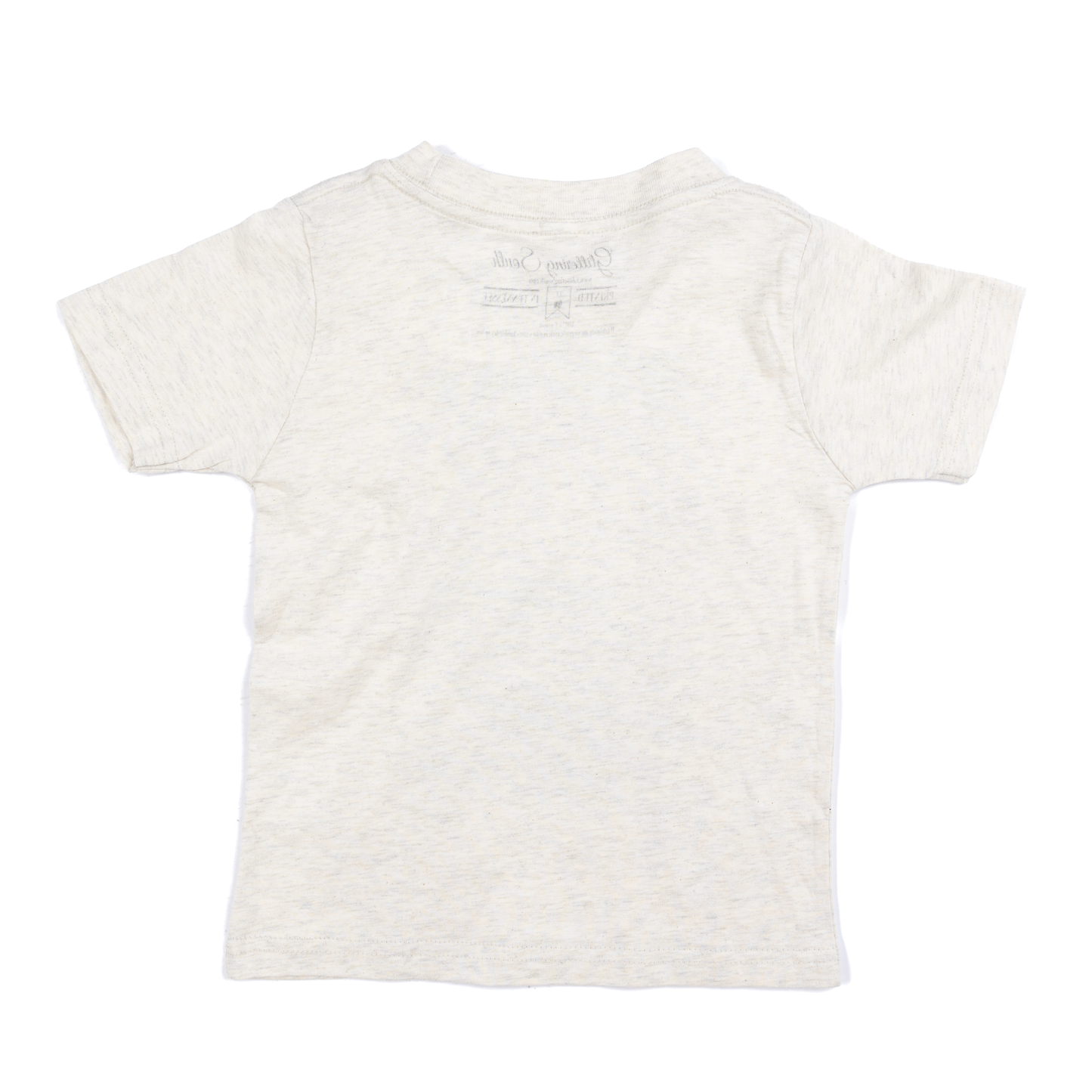 Girl's "Buddy Bites" Beige Christmas T-shirt