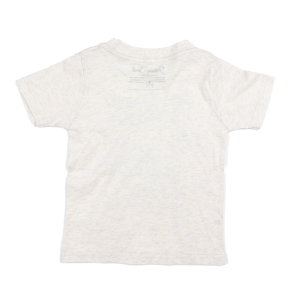 Girl's "Buddy Bites" Beige Christmas T-shirt