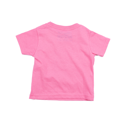 Girl's Pink and Gold "Holly Jolly" Short Sleeve T-shirt