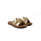 Women's Corkys Gold Crinkle Metallic Too Cute Sandals 41-0819-GOCM
