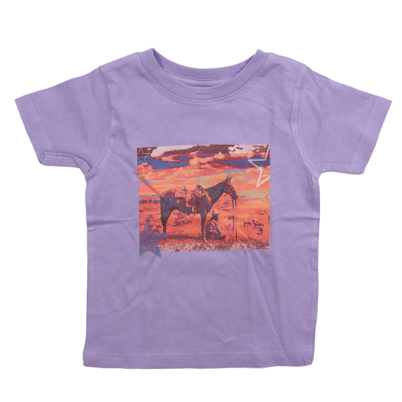 Girl's Purple "My Pony & Me" Short Sleeve T-shirt 
