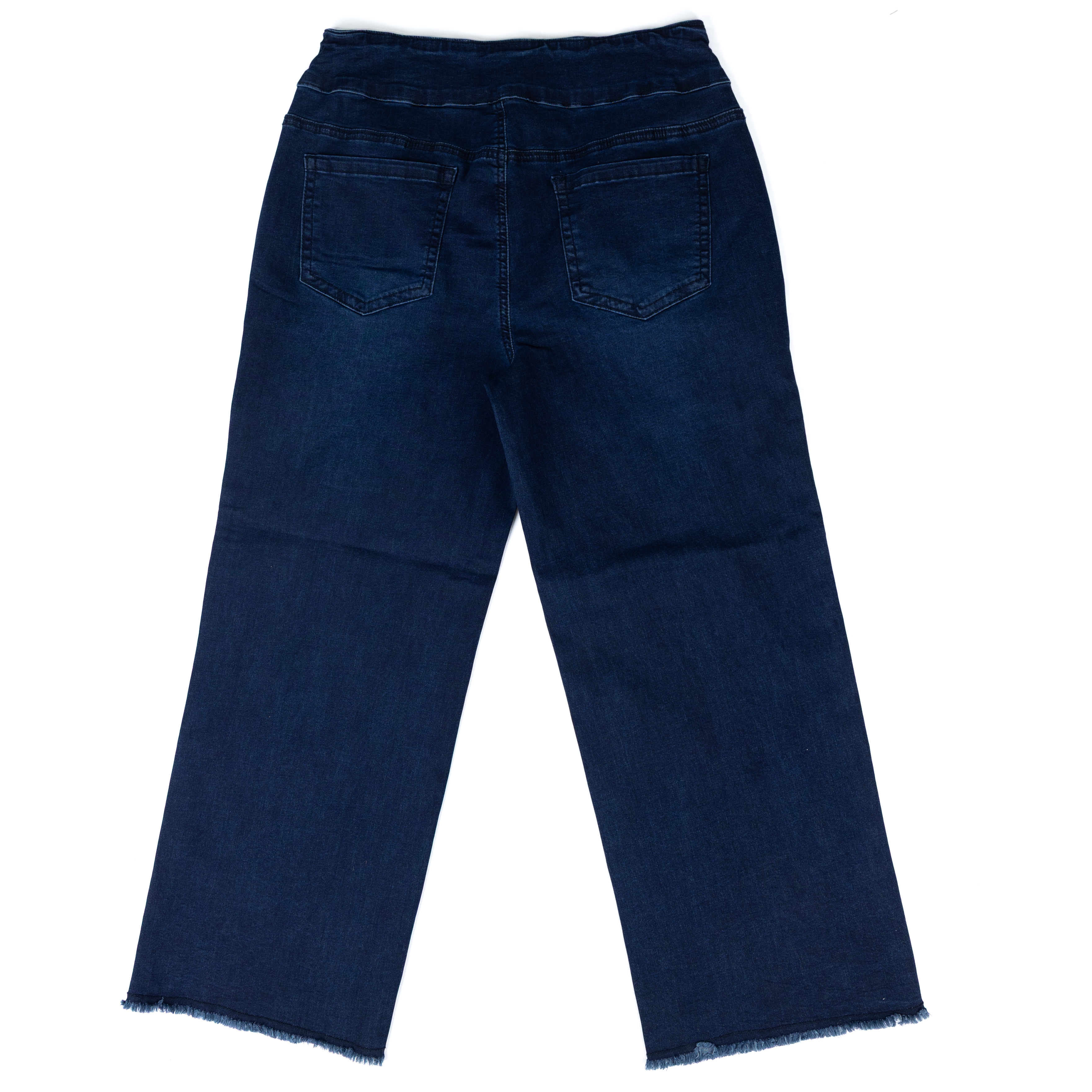 Women's Ethyl Dark Wash Pants with Cut Out Flowers P601MWE