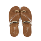Women's Corkys Clear and Gold Hit The Strip Sandals 10-0311-CLER