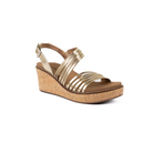 Women's Corkys Gold About Last Night Wedge Sandals 41-0653-GOLD