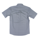 Men's Wrangler George Strait White and Gray Printed Short Sleeve Button Up 112379058