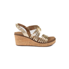 Women's Corkys Gold About Last Night Wedge Sandals 41-0653-GOLD