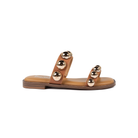 Women's Corkys Cognac and Gold Catch a Buzz Sandals 41-0743-COGN