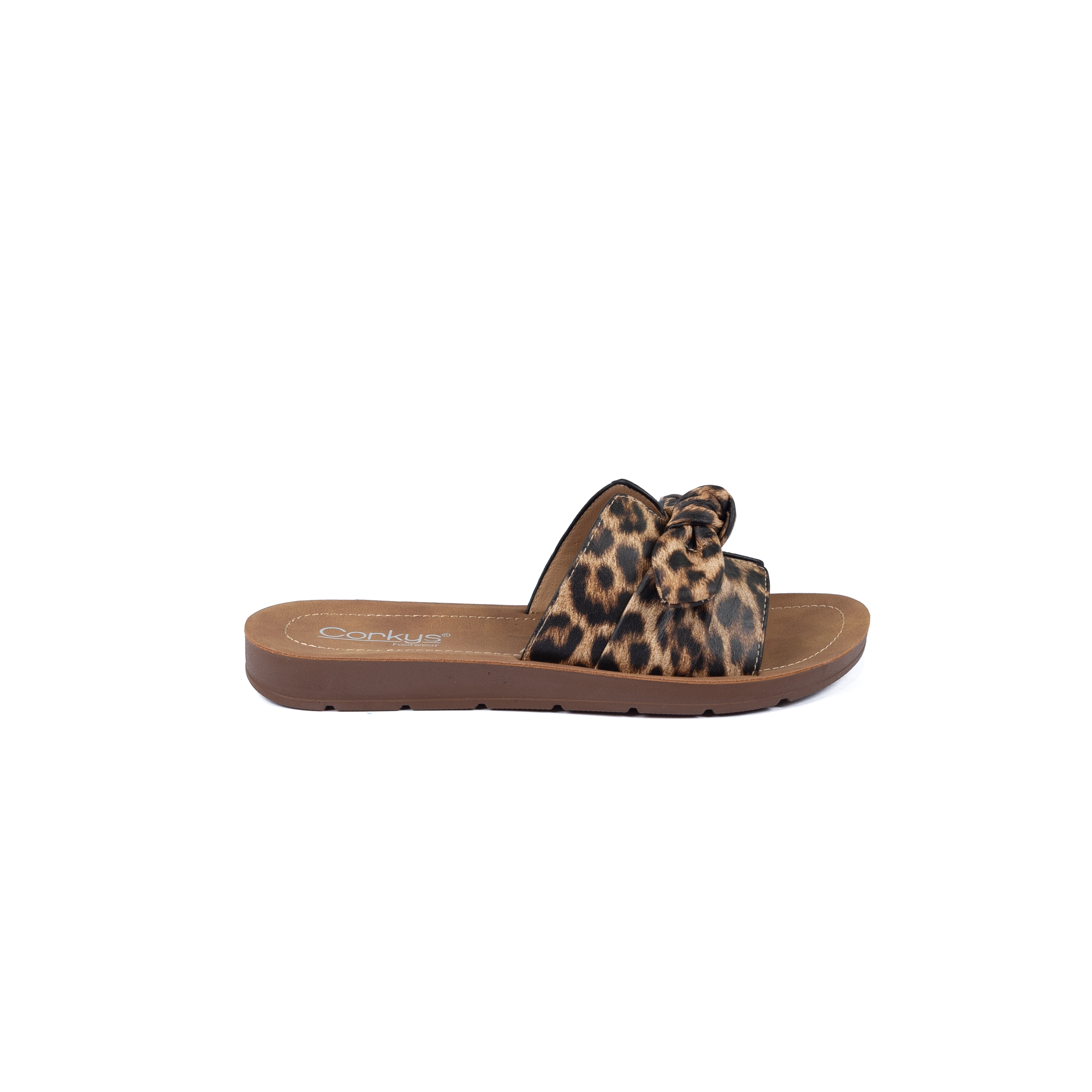 Women's Corkys Leopard Too Cute Open Toe Sandals 41-0819-LEOP
