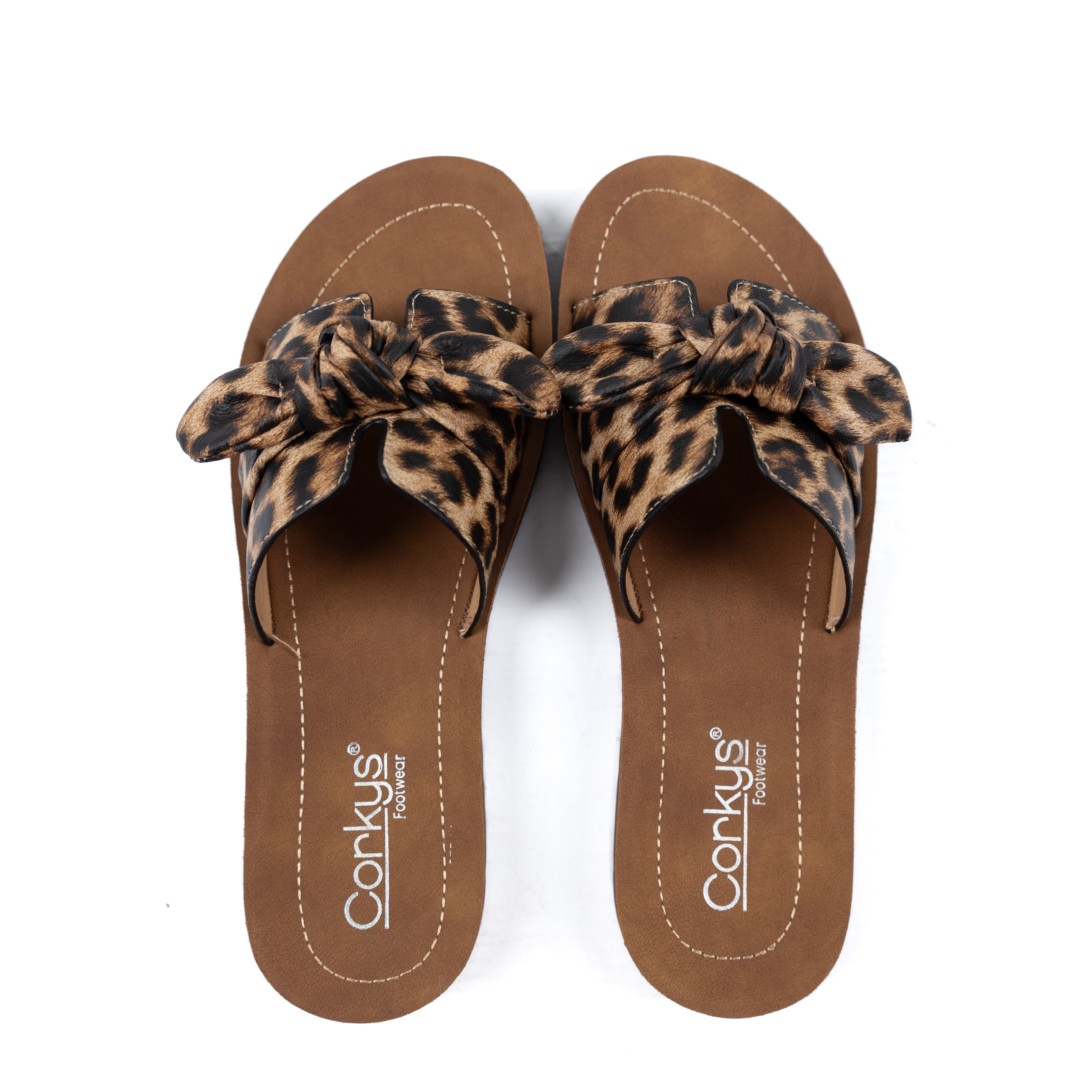 Women's Corkys Leopard Too Cute Open Toe Sandals 41-0819-LEOP
