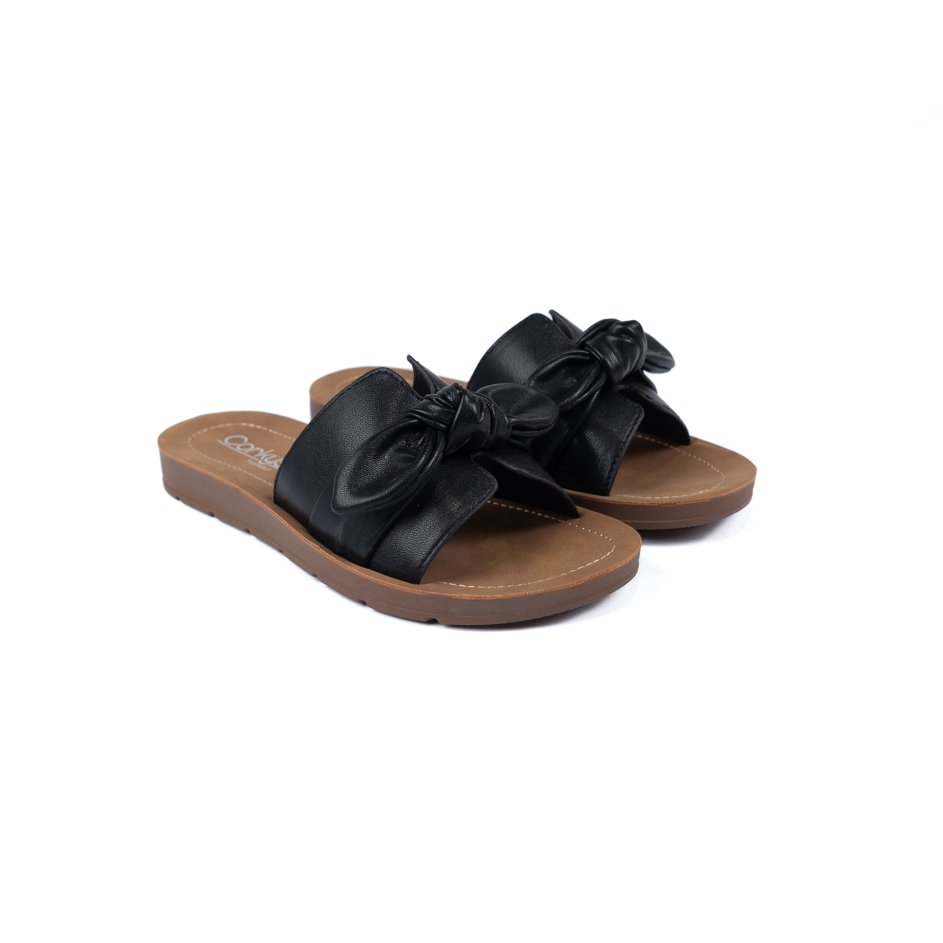Women's Corkys Black Too Cute Open Toe Sandals 41-0819-BLCK