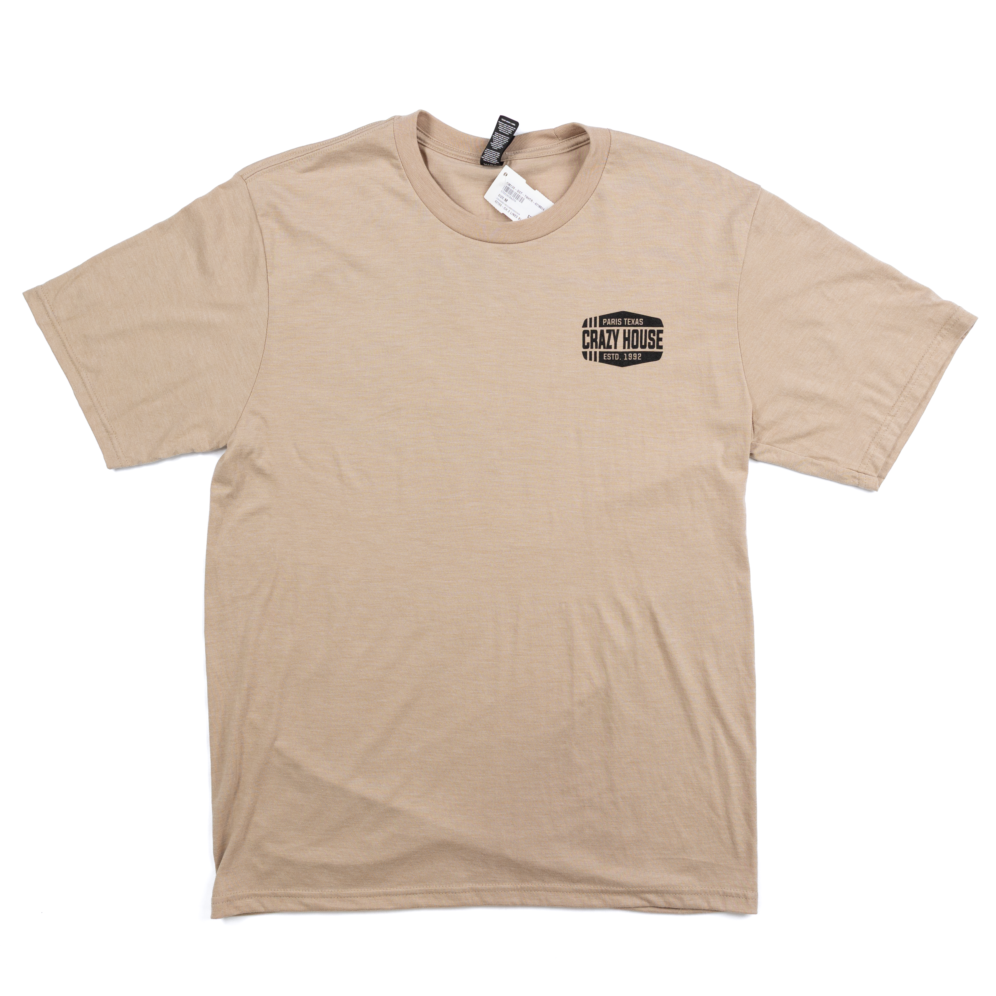 Crazy House Tan 3 Lines T-shirt